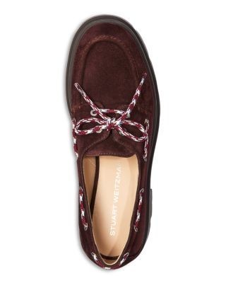 Stuart Weitzman Women's Hudson Suede Moccasins
