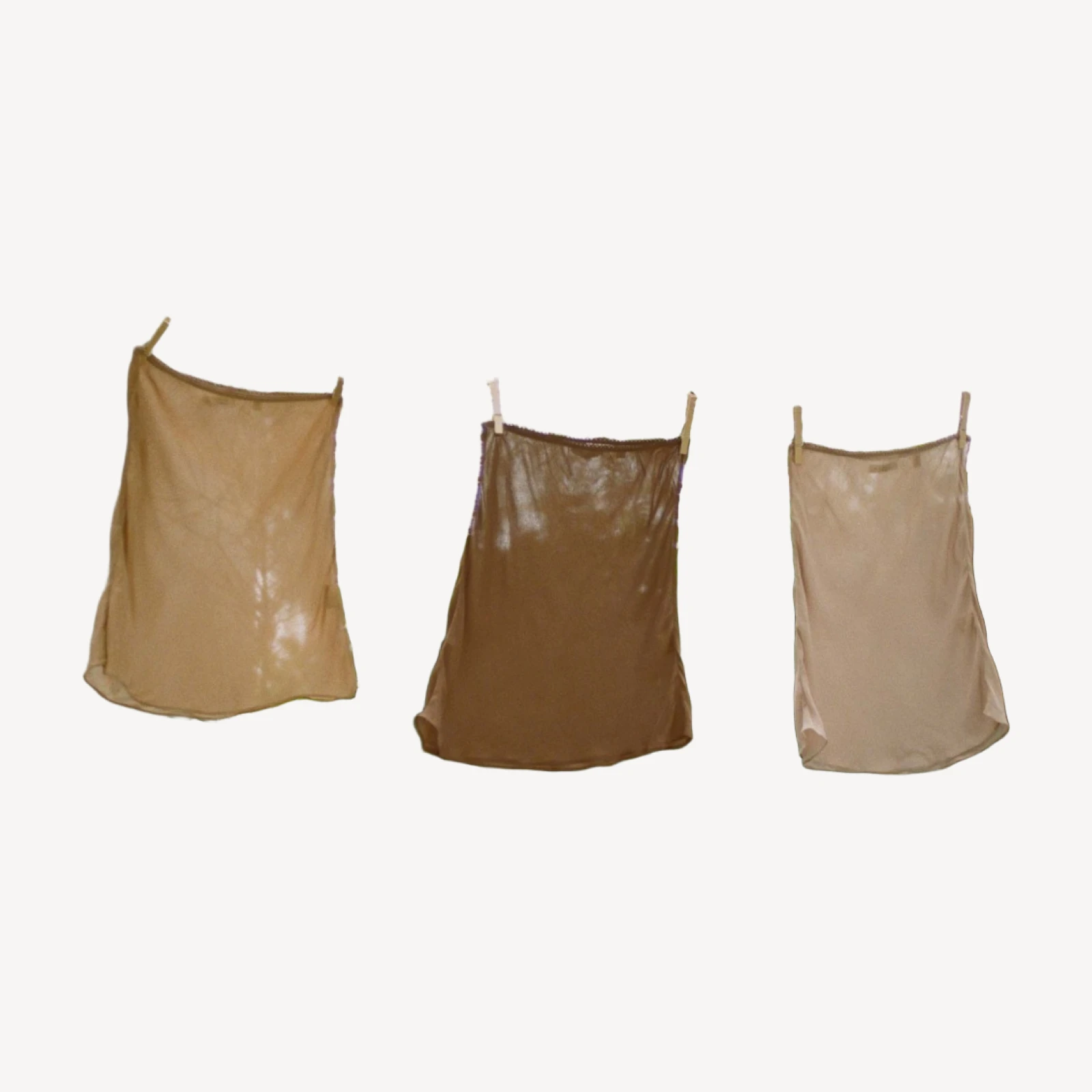 MINI SKIRT SLIP -- CAROB
