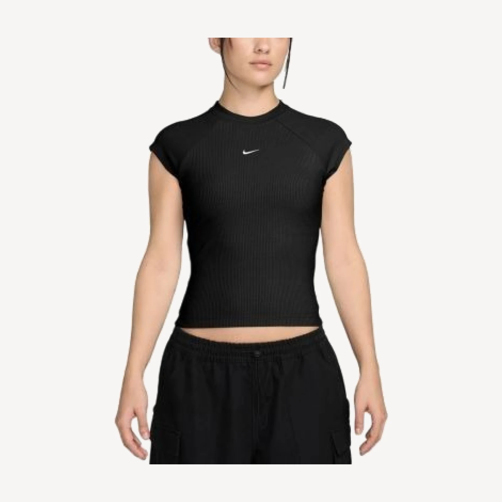 Nike Chill Knit Tight Short Sleeve Ribbed Top