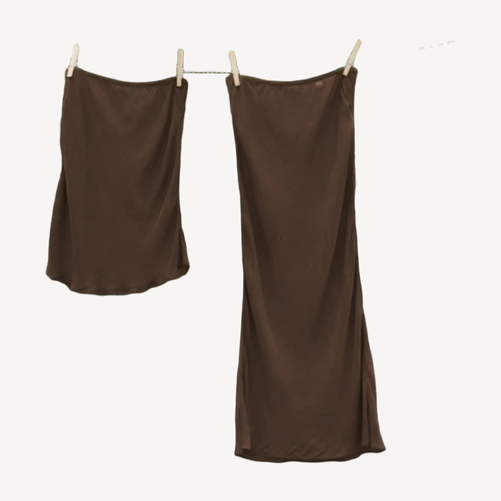 MINI SKIRT SLIP -- UMBER