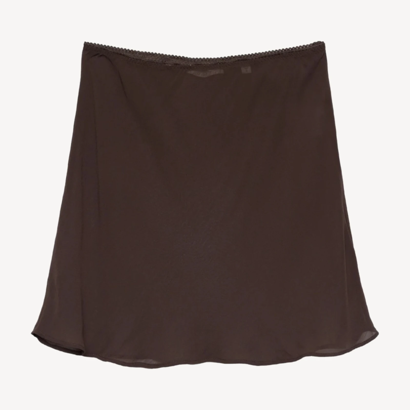 MINI SKIRT SLIP -- UMBER