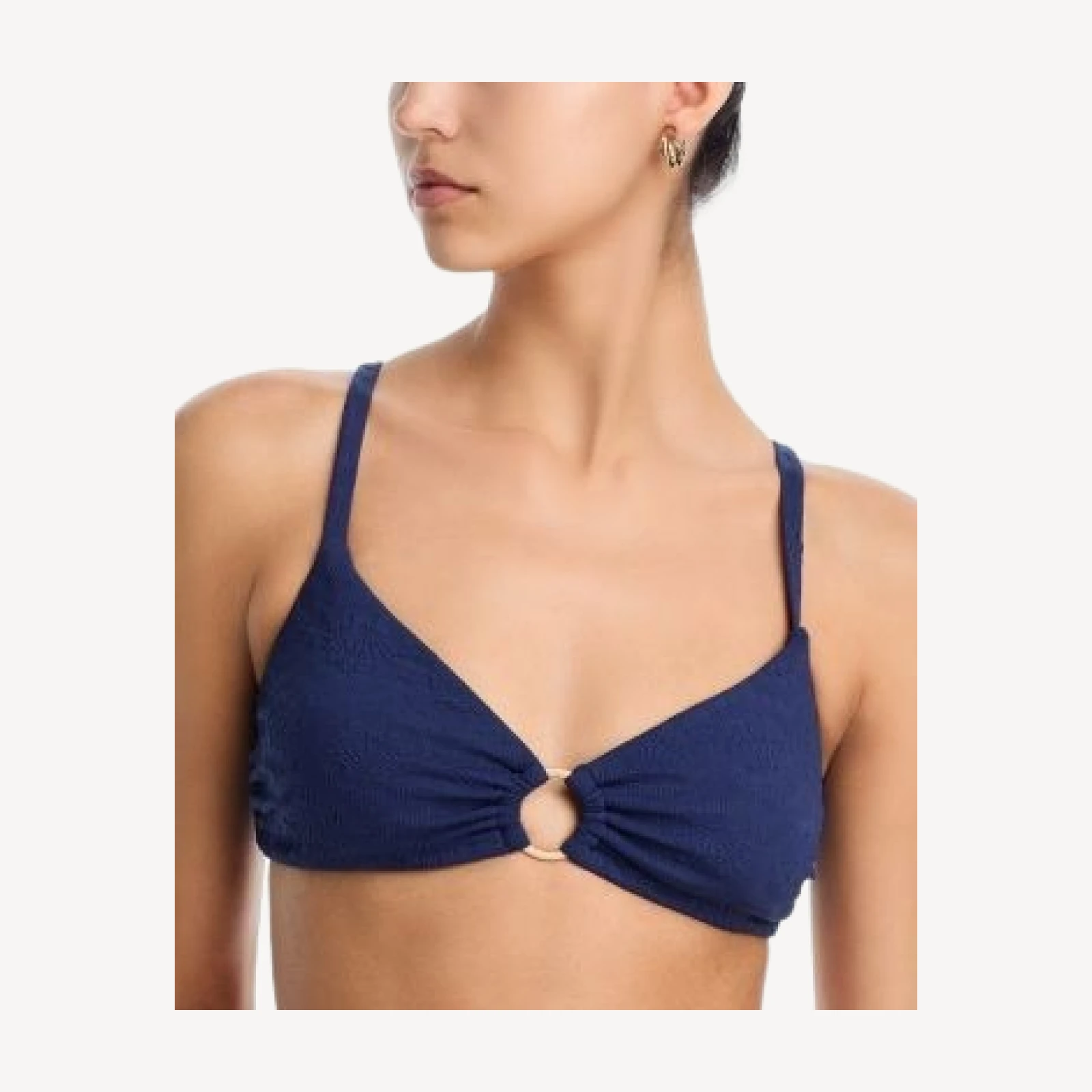 Aqua O Ring Bralette Bikini Top - Exclusive
