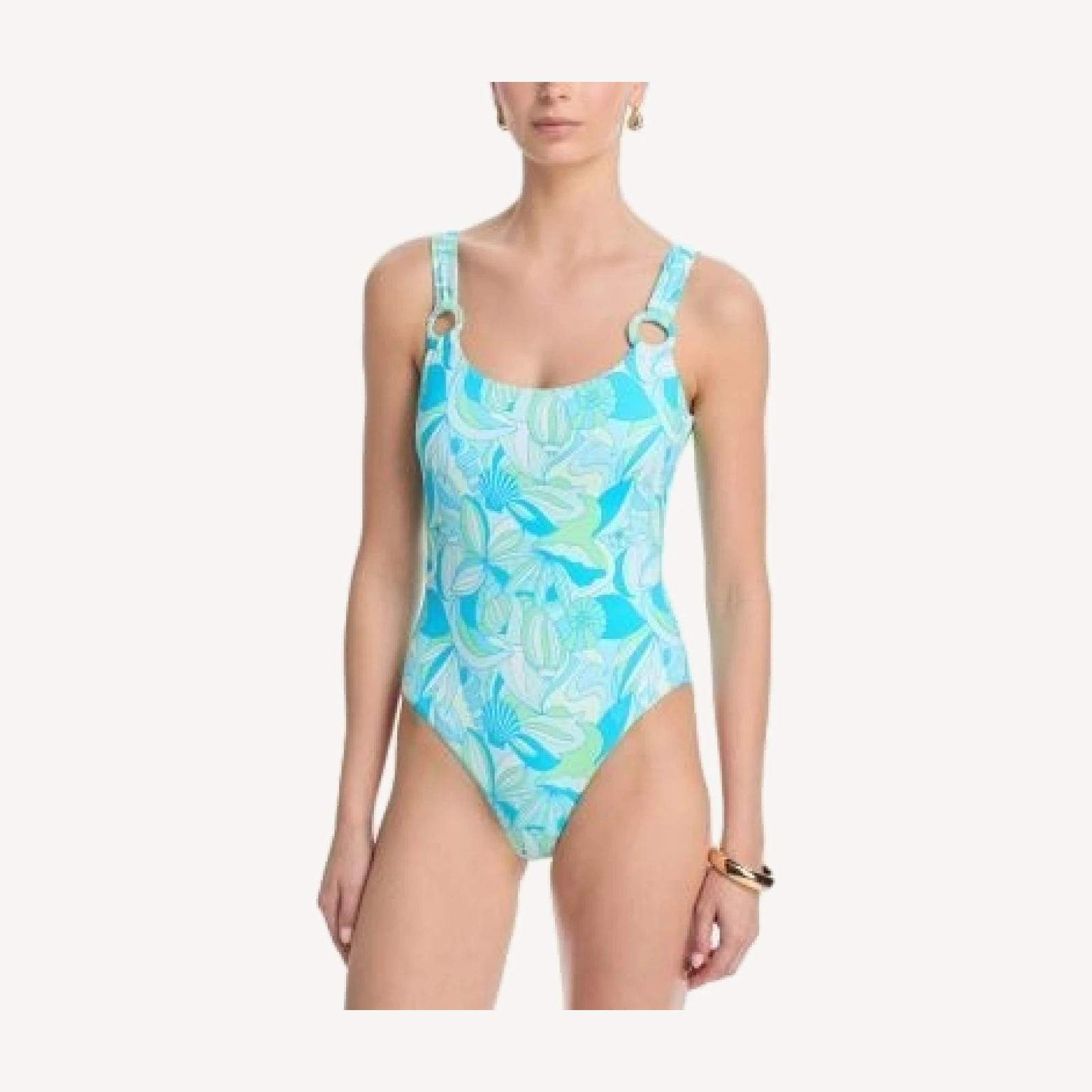Aqua Low Back One Piece Swimsuit - Exclusive