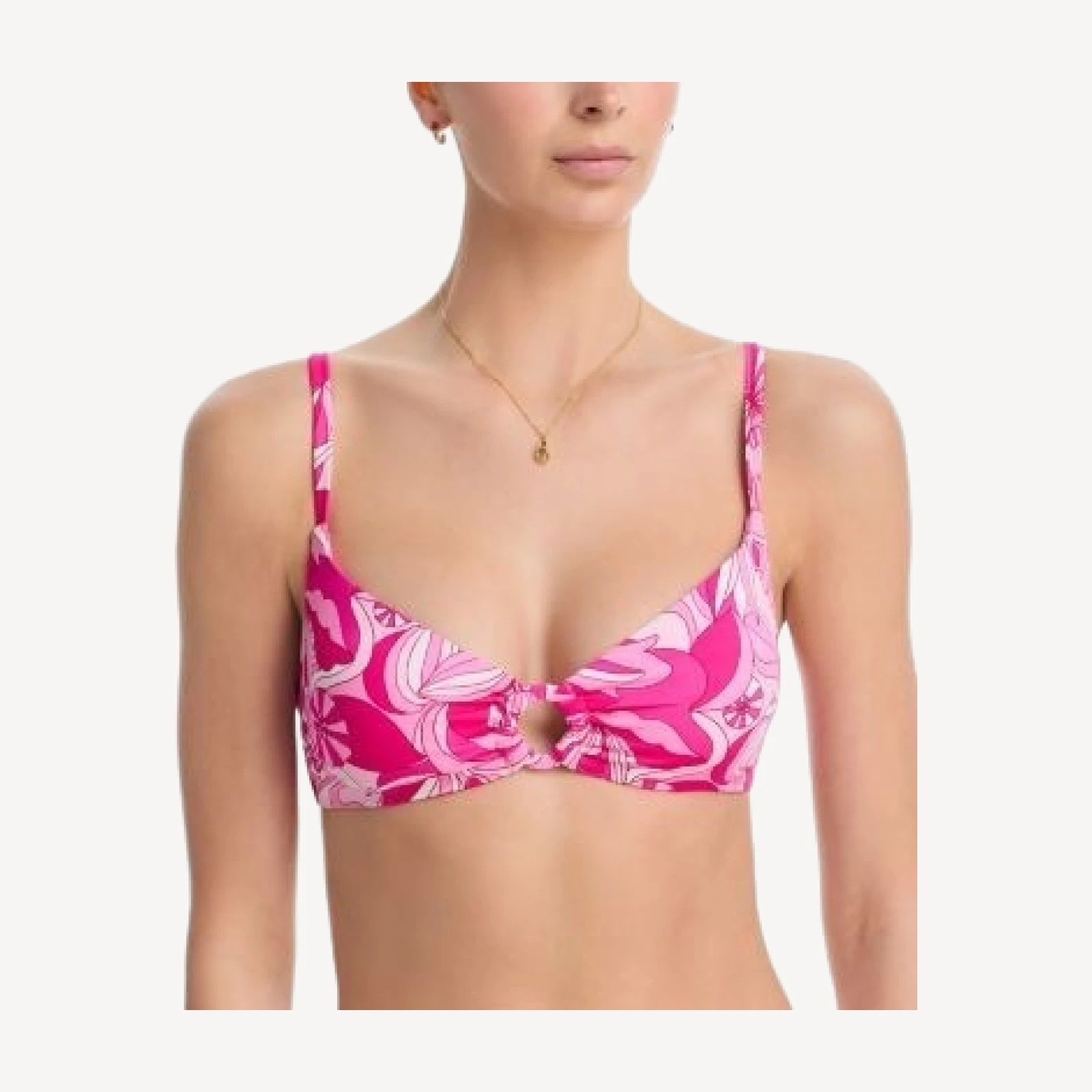 Aqua Swim Ring Bralette Bikini Top - Exclusive
