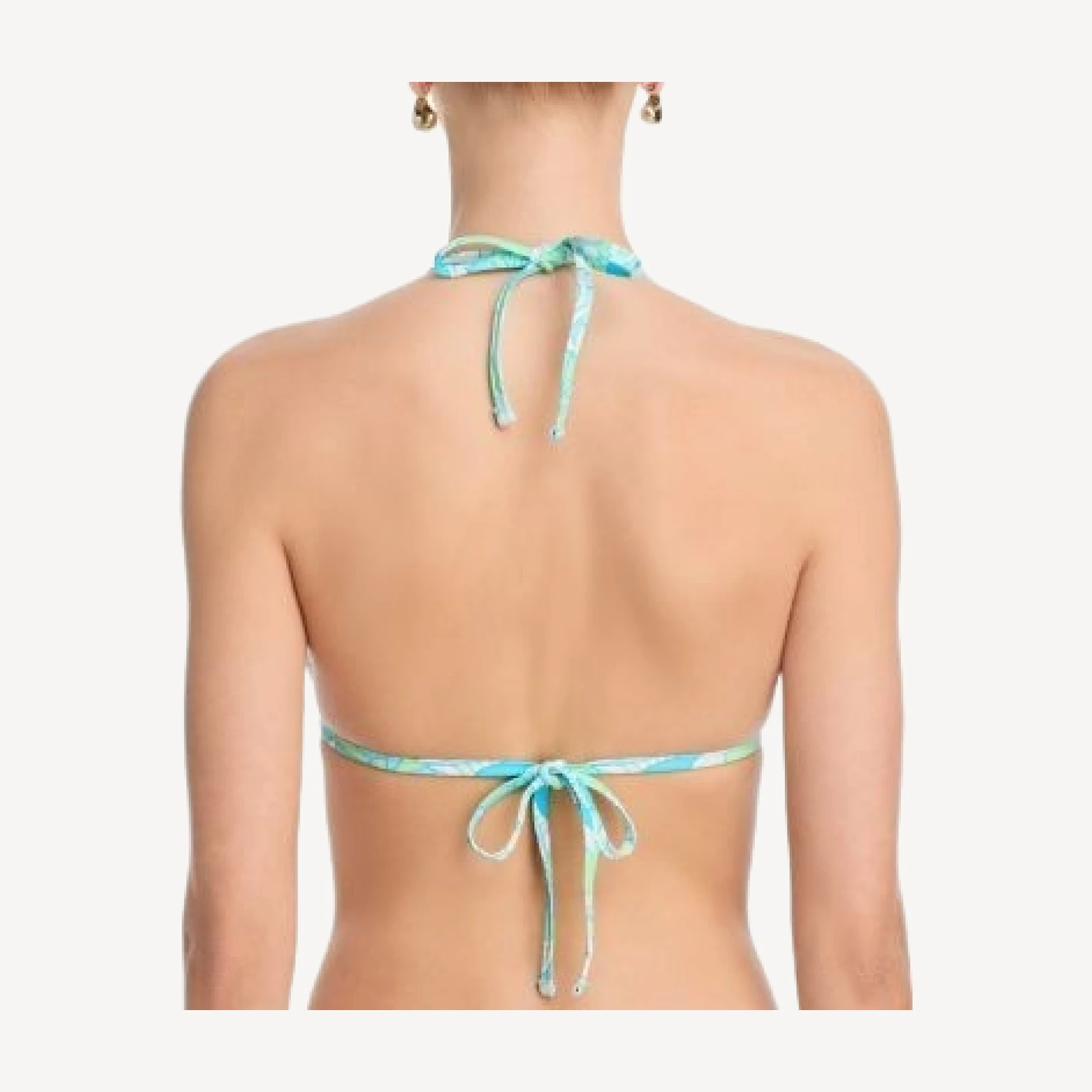 Aqua String Bikini Top