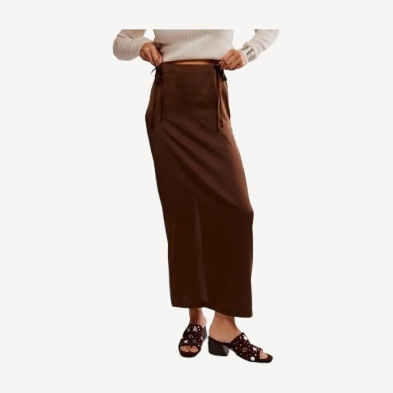 Free People Rosetto Column Skirt