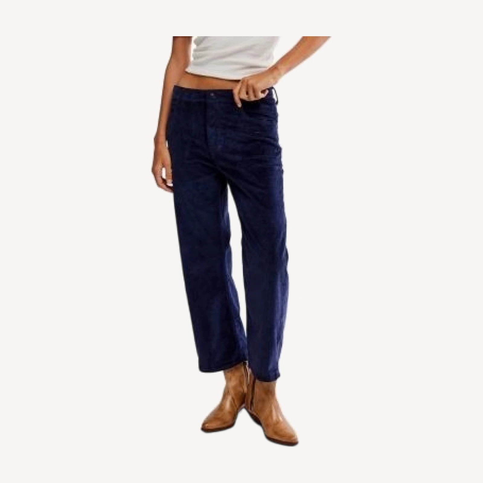 Free People Deep Trance High Rise Corduroy Jeans