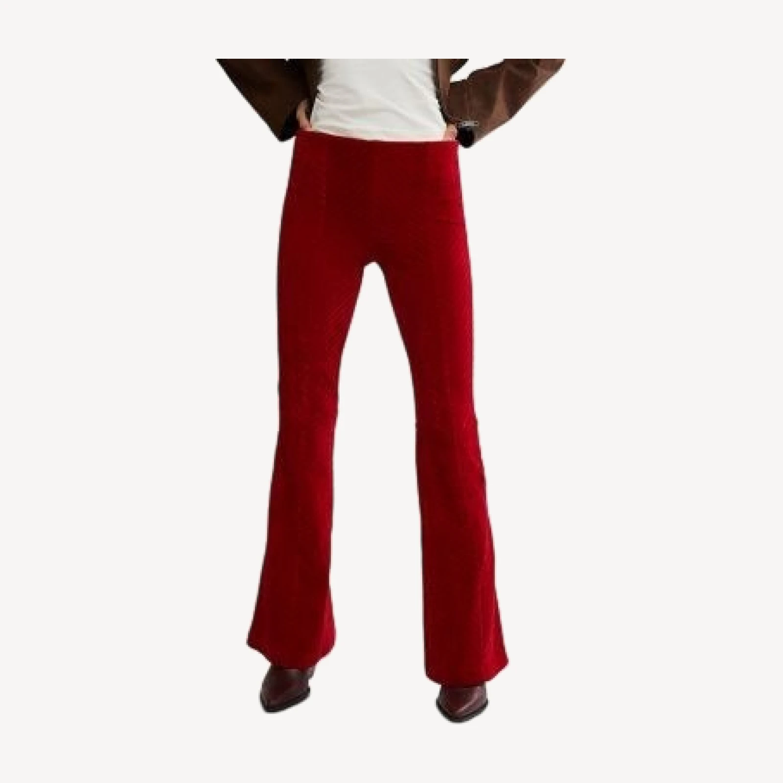 Free People Penny Pull On Velvet Pants