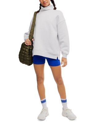 Free People A Cut Above Mock Neck Sweatshirt