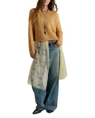 Free People Opal Cropped Sweater