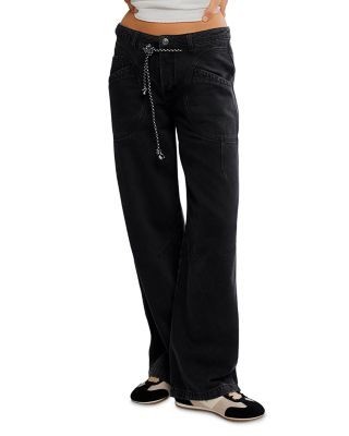 Free People Love Language Boyfriend Jeans in Hideaway