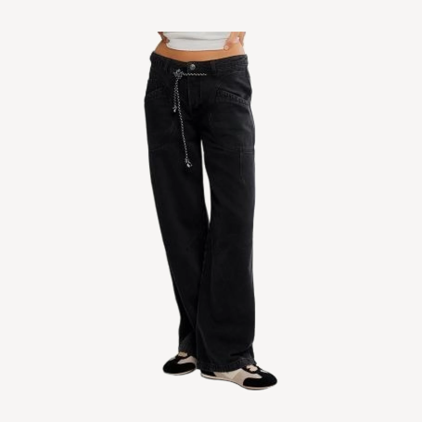 Free People Love Language Boyfriend Jeans in Hideaway