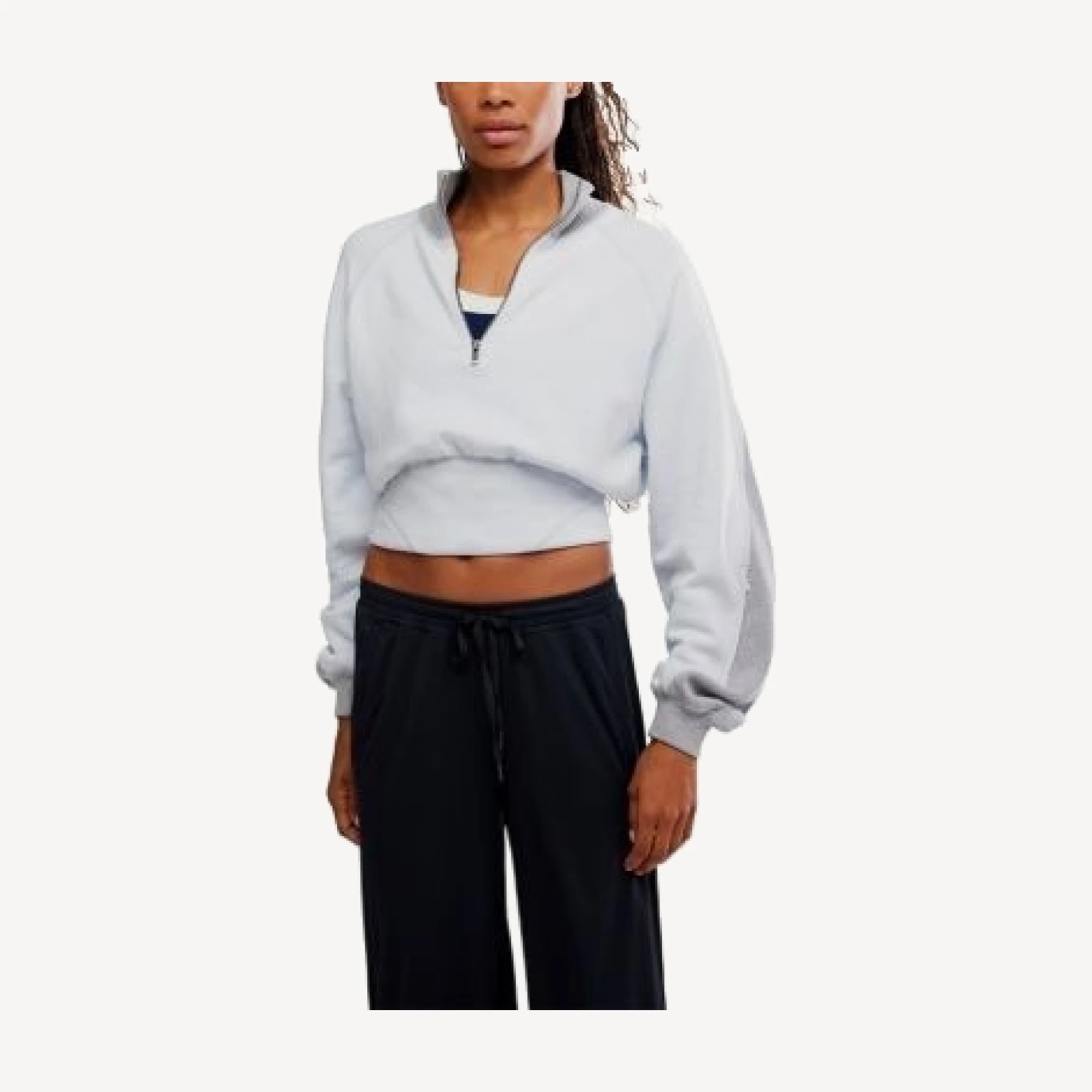 Free People Out Of The Park Pullover Sweatshirt