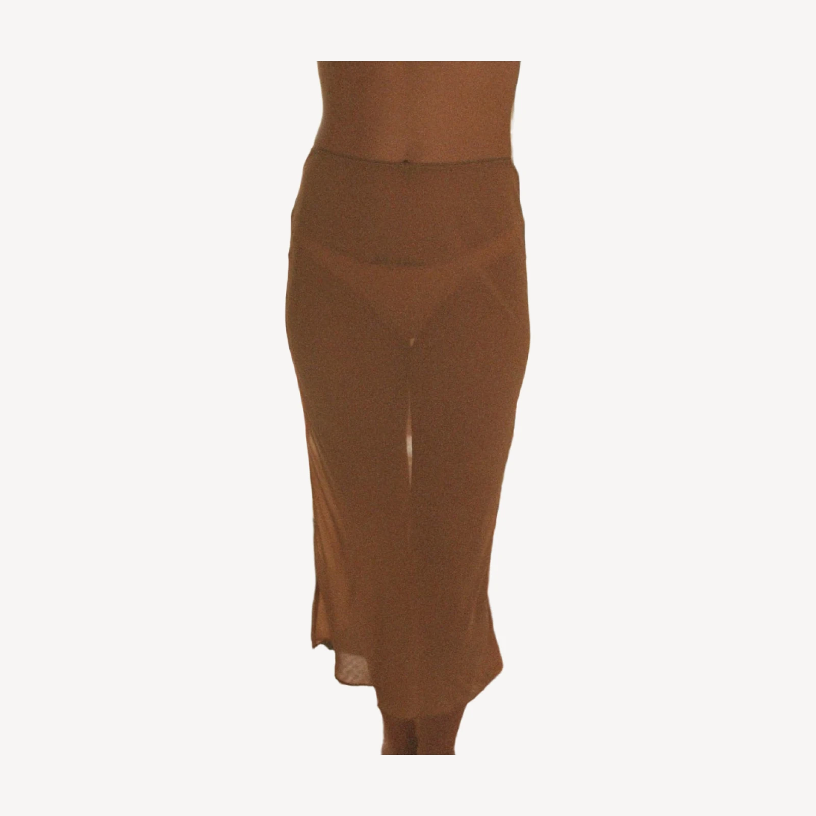 LONG SKIRT SLIP -- SAND DOLLAR