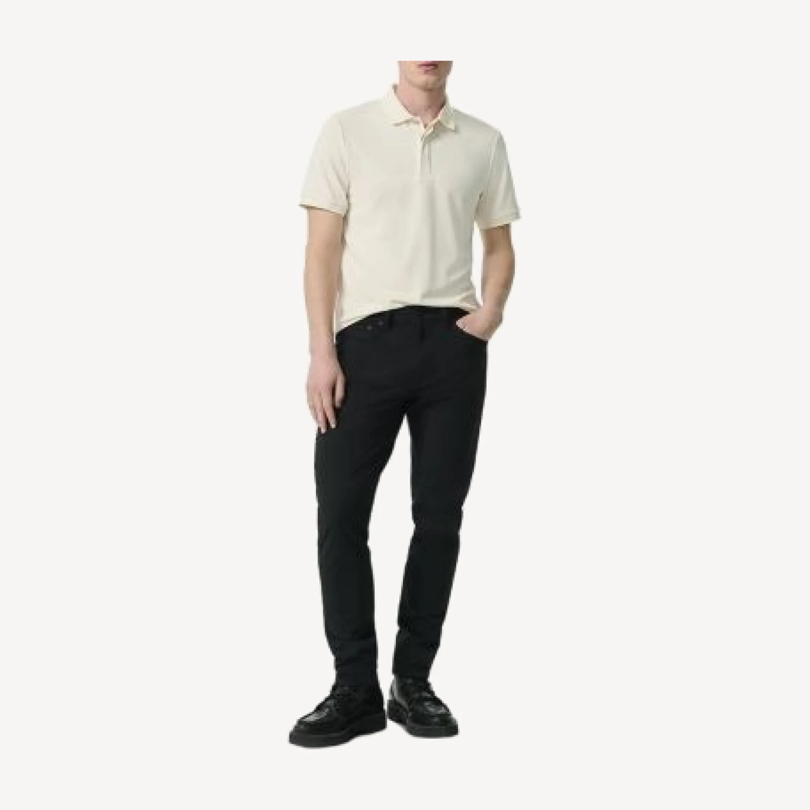 rag & bone Tech Pique Short Sleeve Polo Shirt
