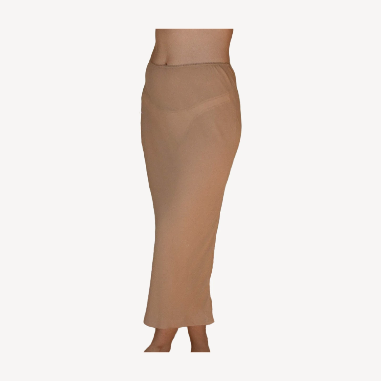 LONG SKIRT SLIP -- SAND DOLLAR