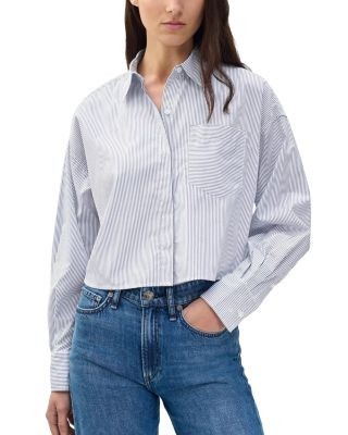rag & bone Marin Cropped Shirt