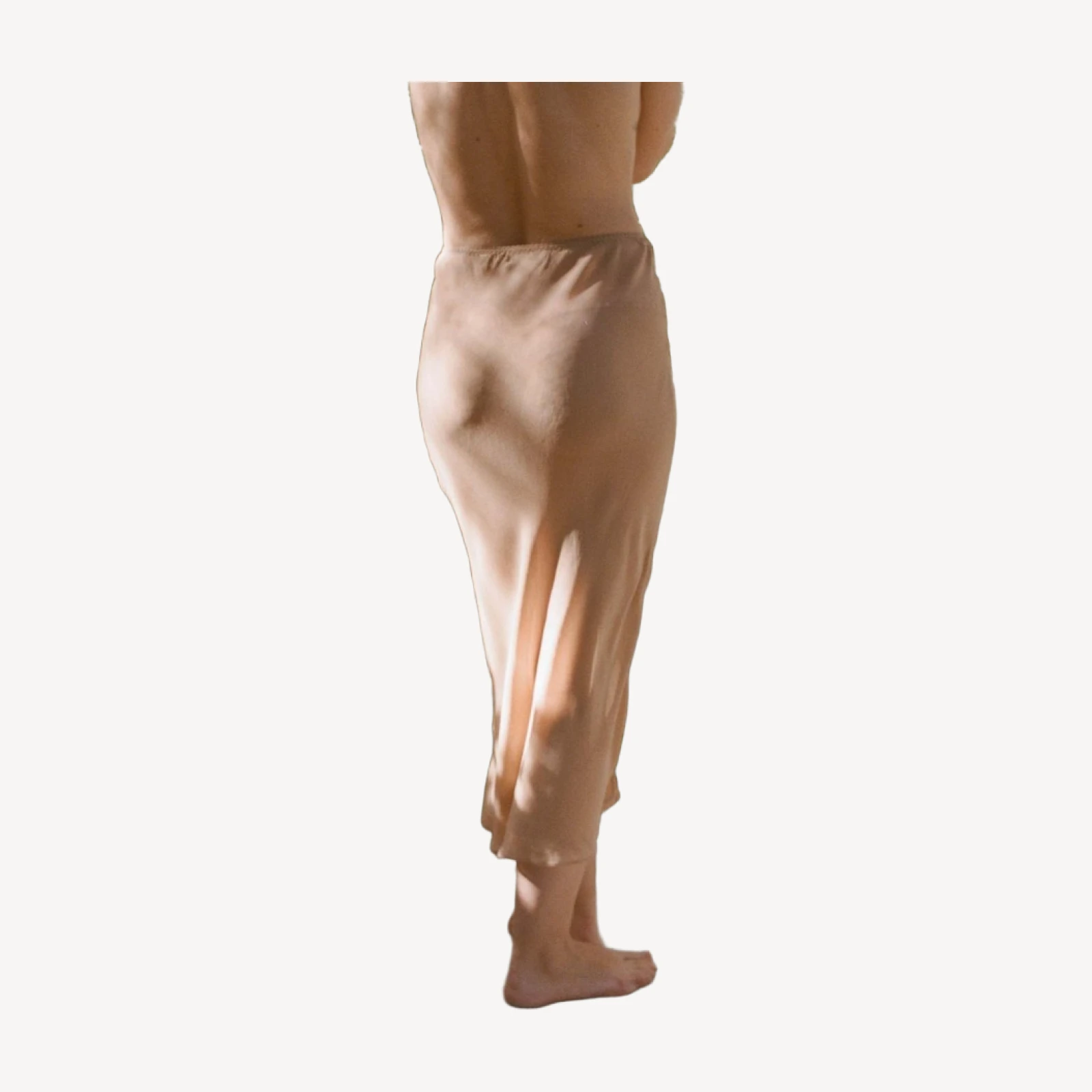 LONG SKIRT SLIP -- SAND DOLLAR