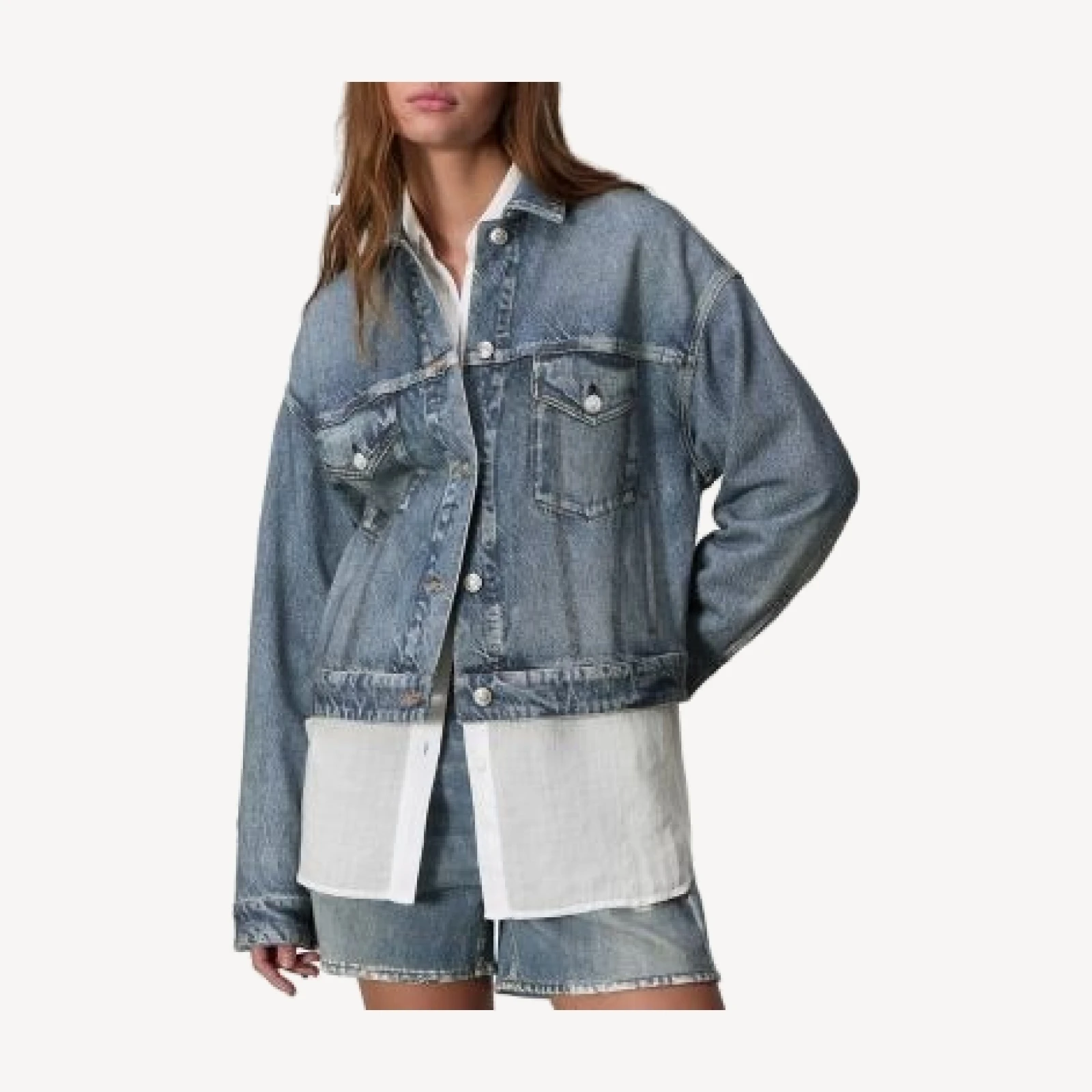 rag & bone Miramar Terry Trucker Jacket