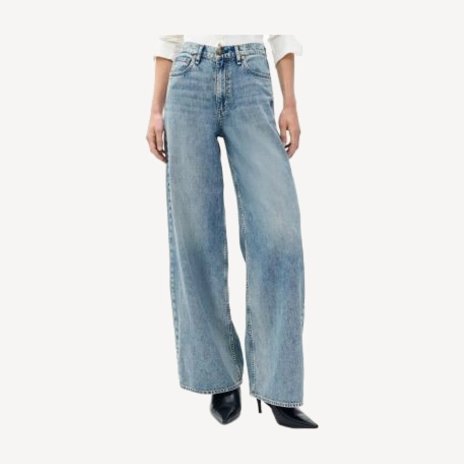 rag & bone Featherweight Sofie High Rise Jeans in Theo