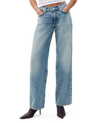 rag & bone Saige Full Straight Jeans in Roseland