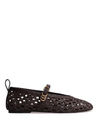 rag & bone Women's Spire Woven Mary Janes