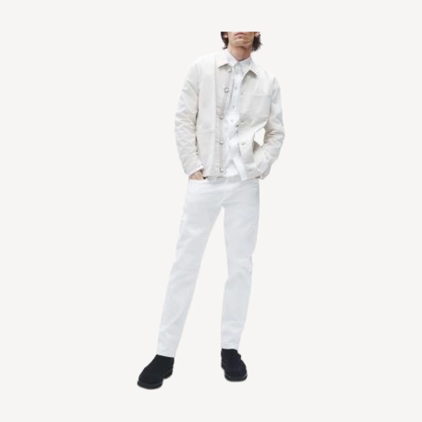 rag & bone Fit 2 Authentic Stretch Slim Fit Jeans in Optic White