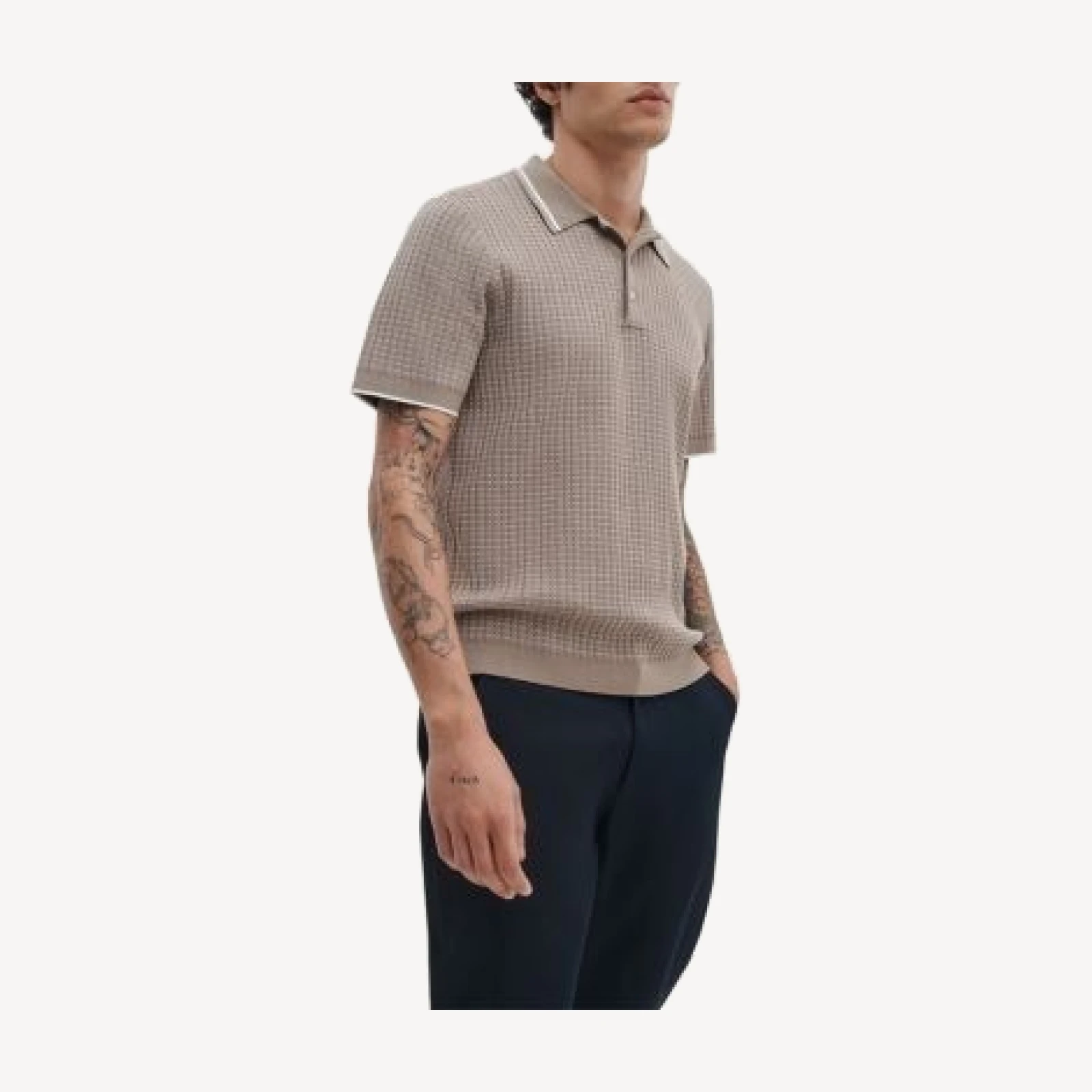 rag & bone Harvey Rib Polo Shirt