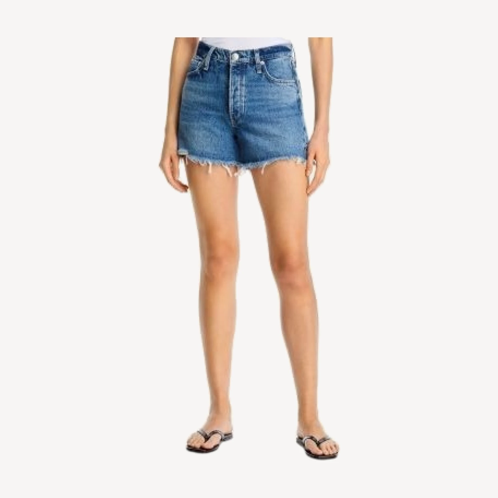 rag & bone Vintage High Rise Cut Off Jean Shorts in Flora