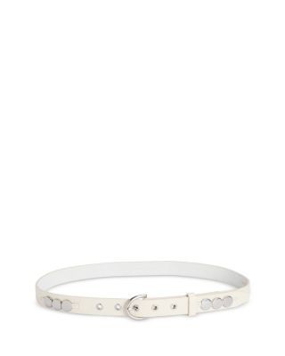rag & bone Luna Women's Disc Detail Leather Belt