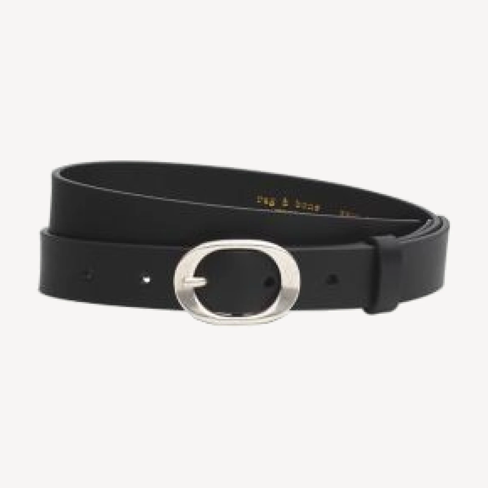 rag & bone Women's Vera Slim Leather Belt