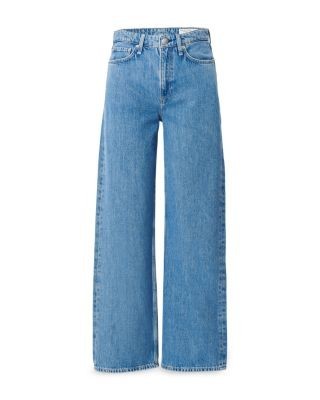 rag & bone Logan High Rise Wide Leg Jeans in Downey