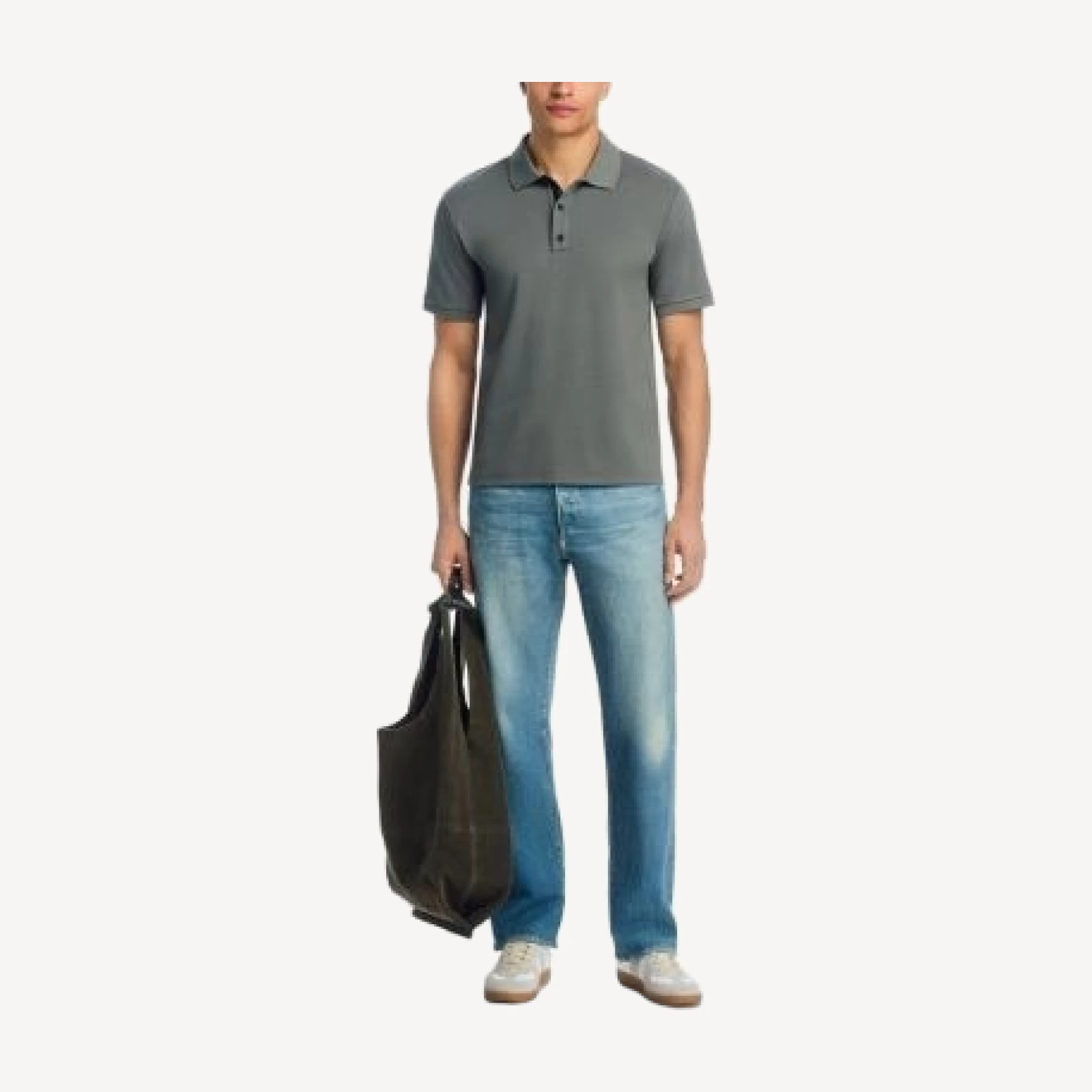rag & bone Tech Pique Slim Polo Shirt