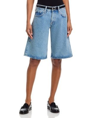 rag & bone Ariel High Rise Jean Shorts in Everglade