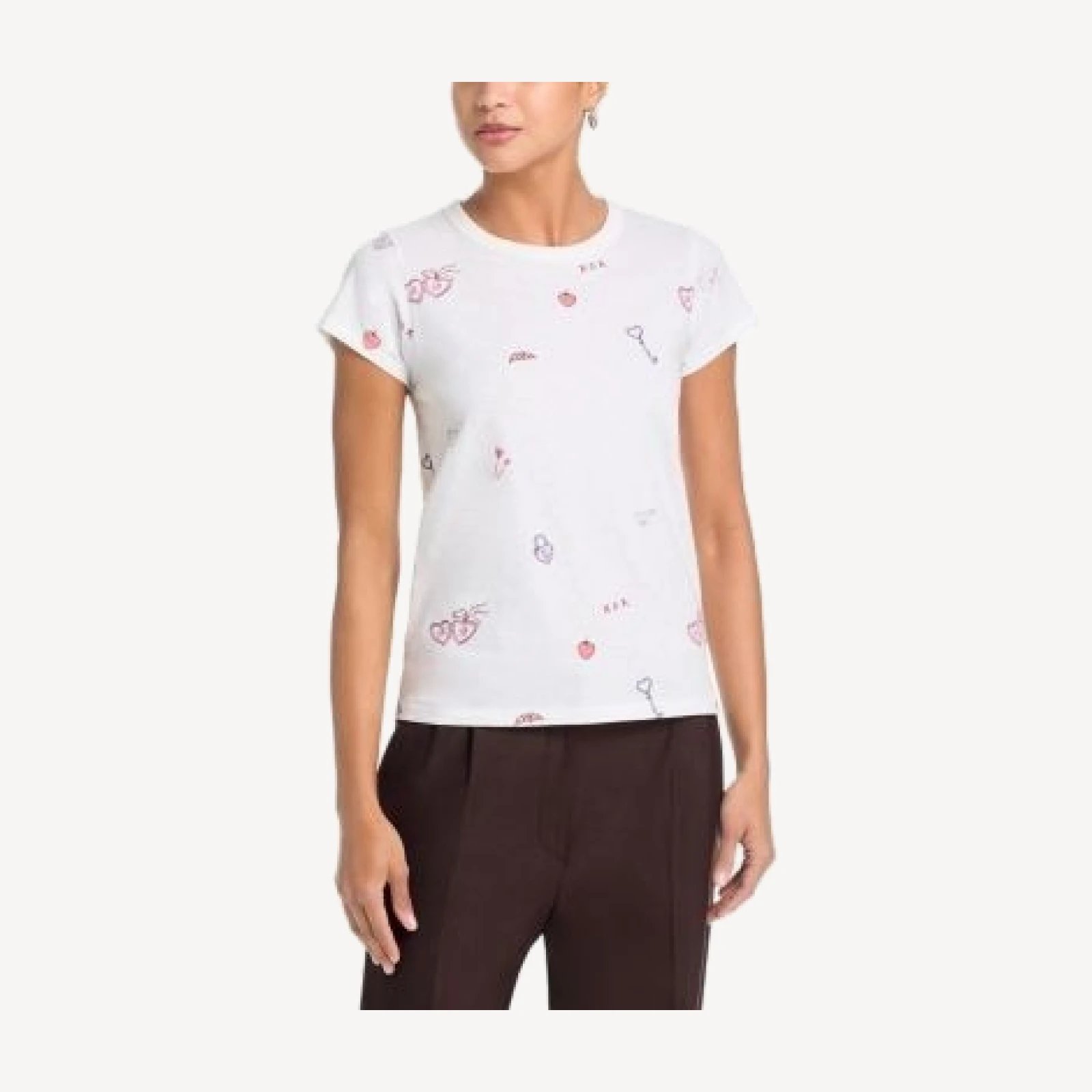 rag & bone All Over Valentines Tee