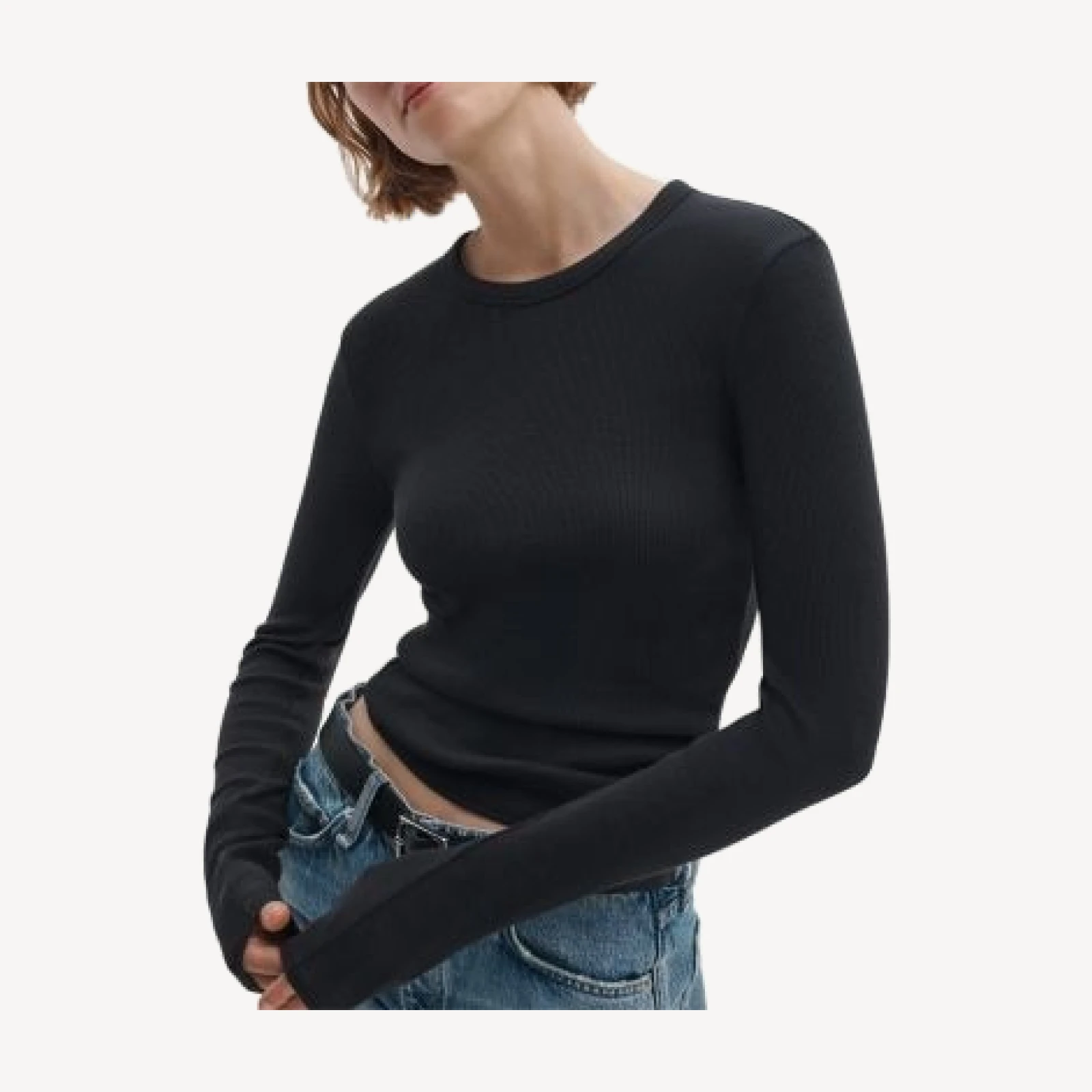 rag & bone The Essential Rib Knit Tee