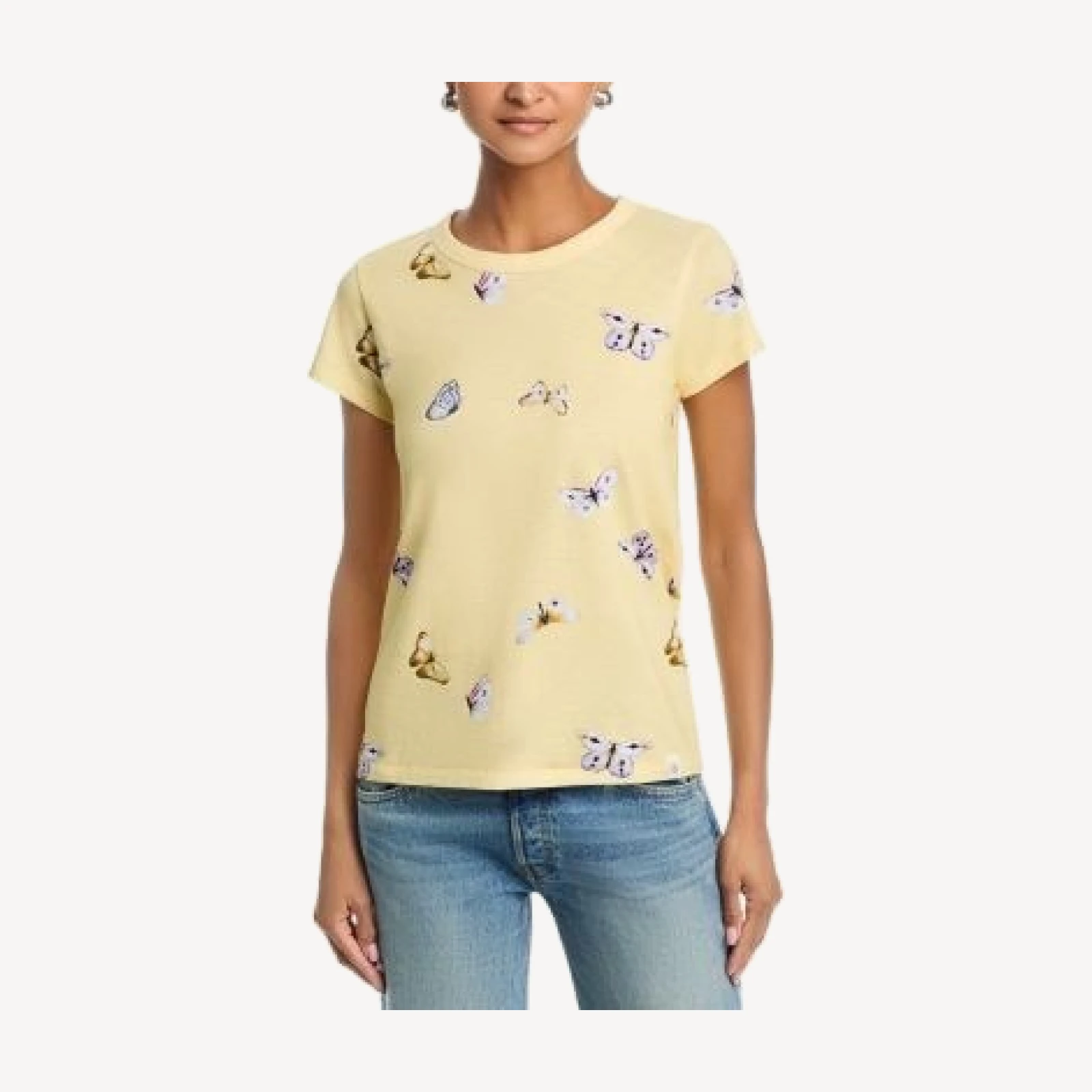 rag & bone All Over Tammy Butterfly Tee