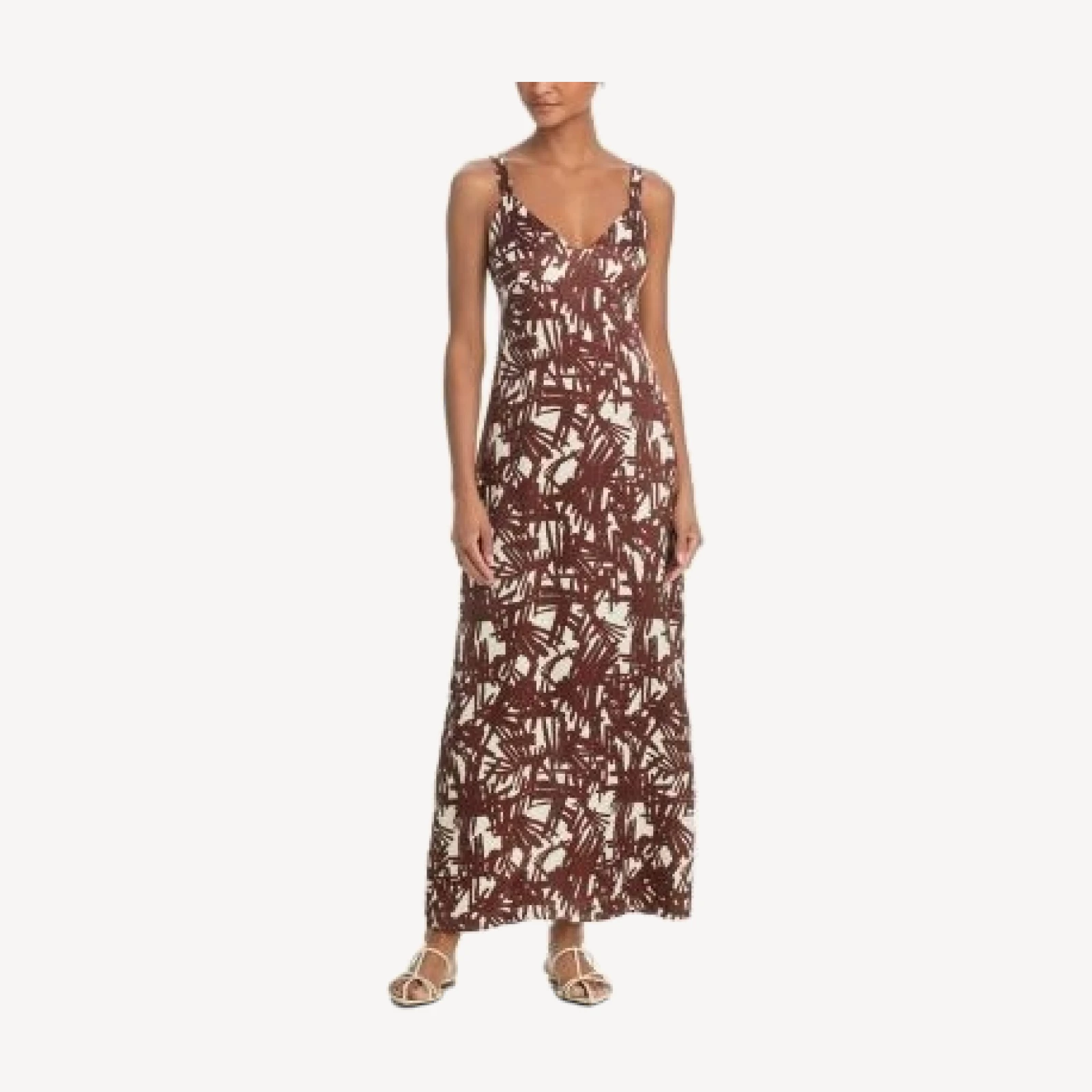rag & bone Aubrey Printed Maxi Slip Dress