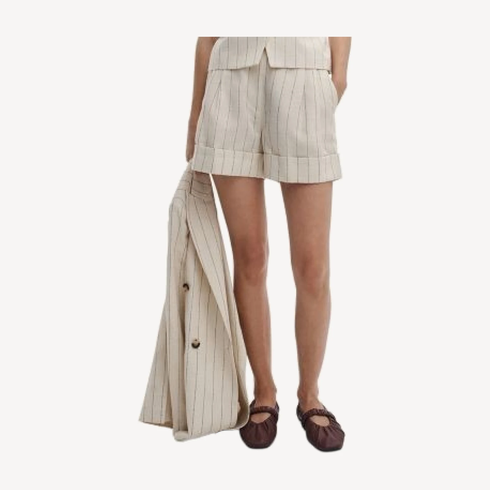 rag & bone Neila Stripe Shorts