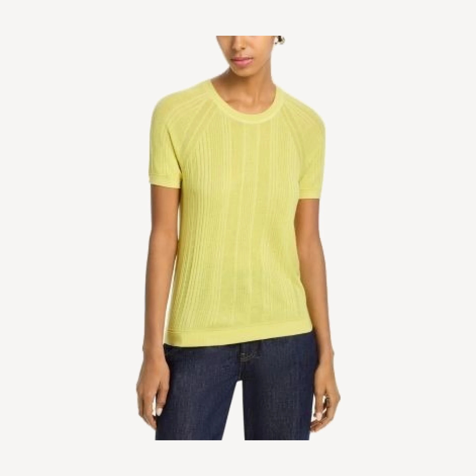 rag & bone Teresa Rib Short Sleeve Tee