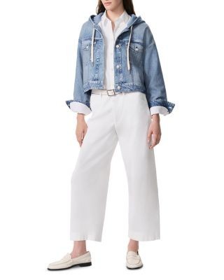 rag & bone Miramar Terry Hooded Trucker Jacket
