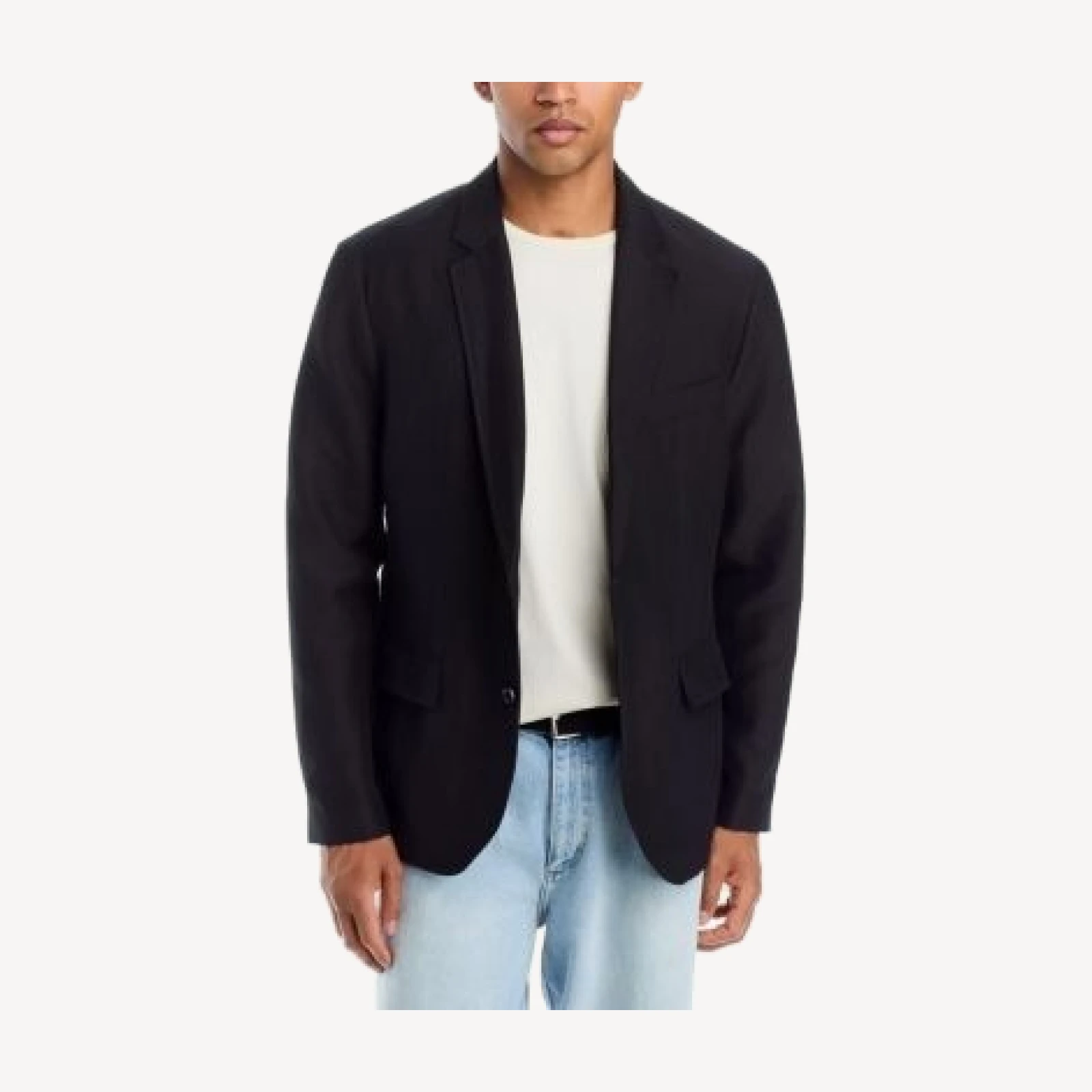 rag & bone Skeleton Linen Blazer