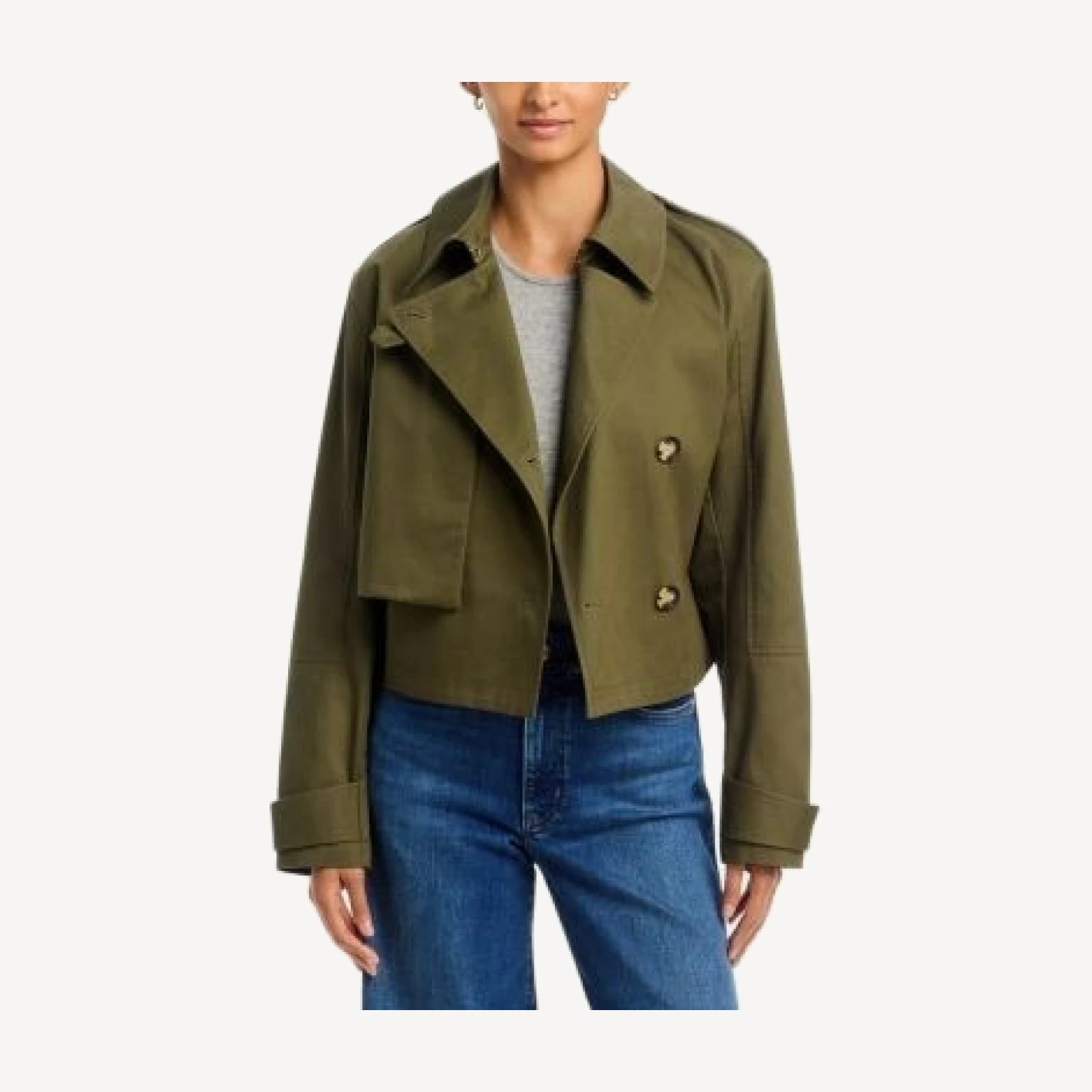 rag & bone Jamie Cropped Trench Coat