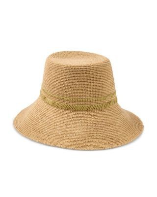 rag & bone Jade Rollable Raffia Bucket Hat
