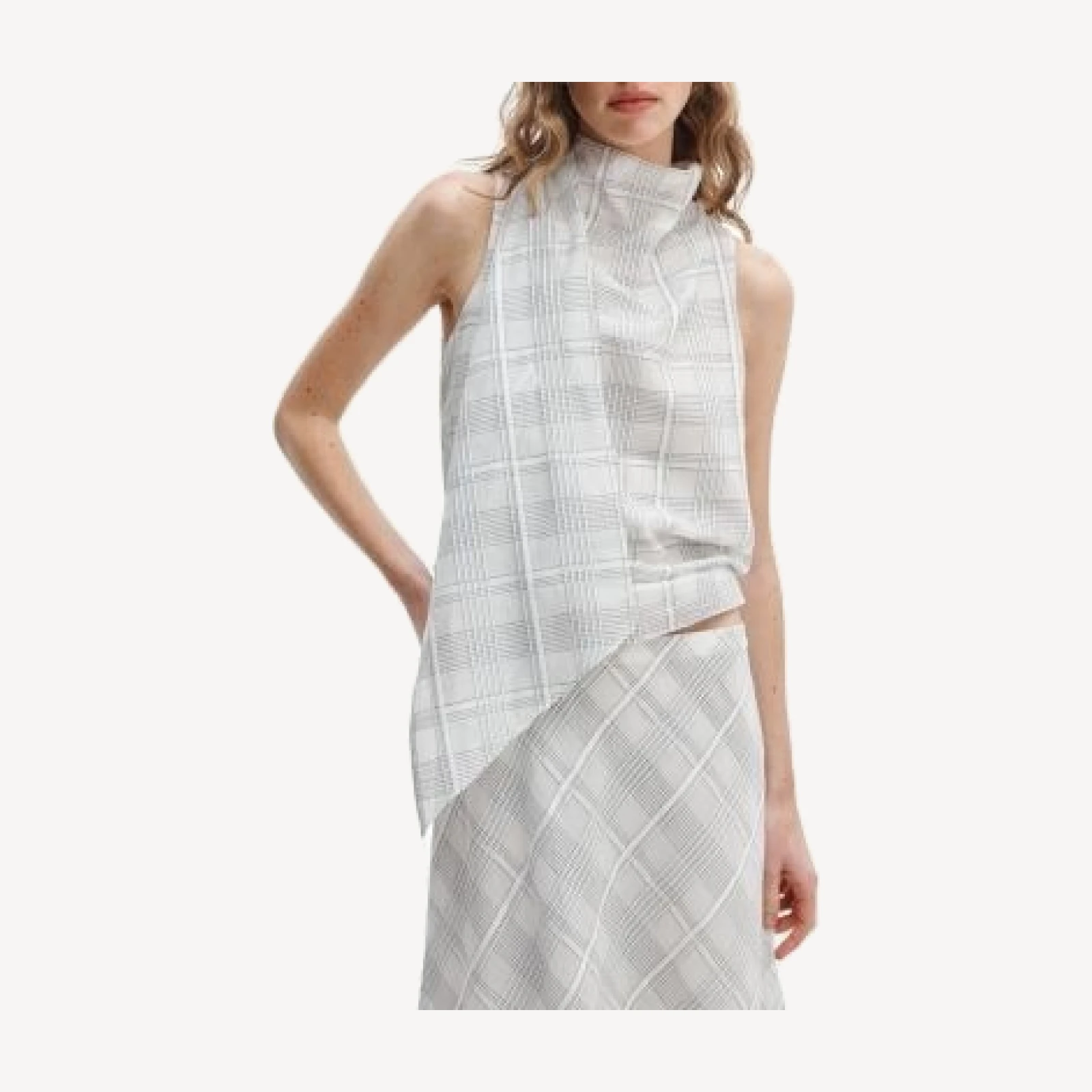 rag & bone Adela Plaid Top