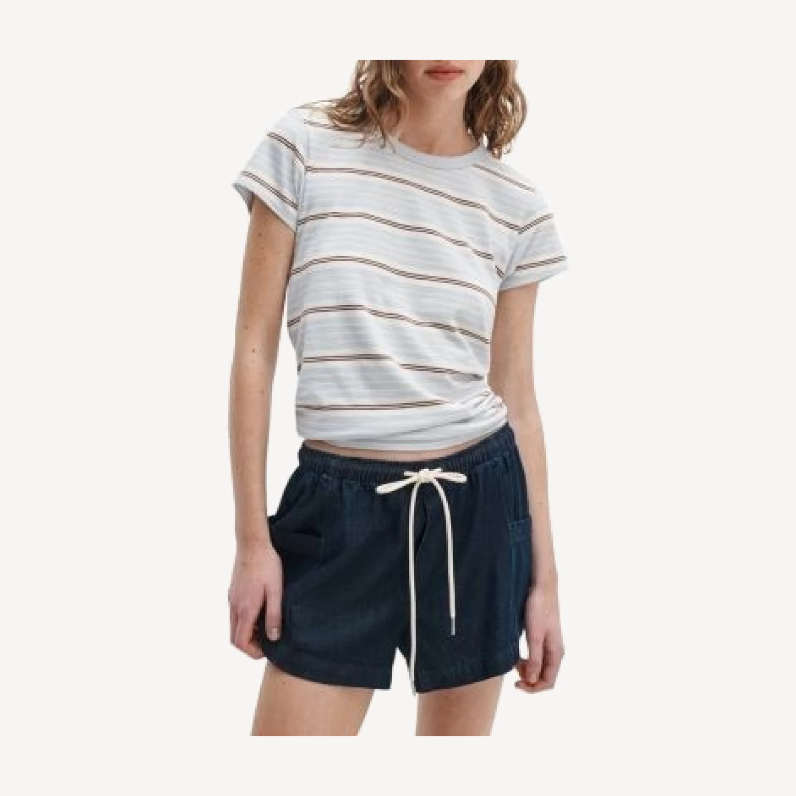 rag & bone The Slub Stripe Tee
