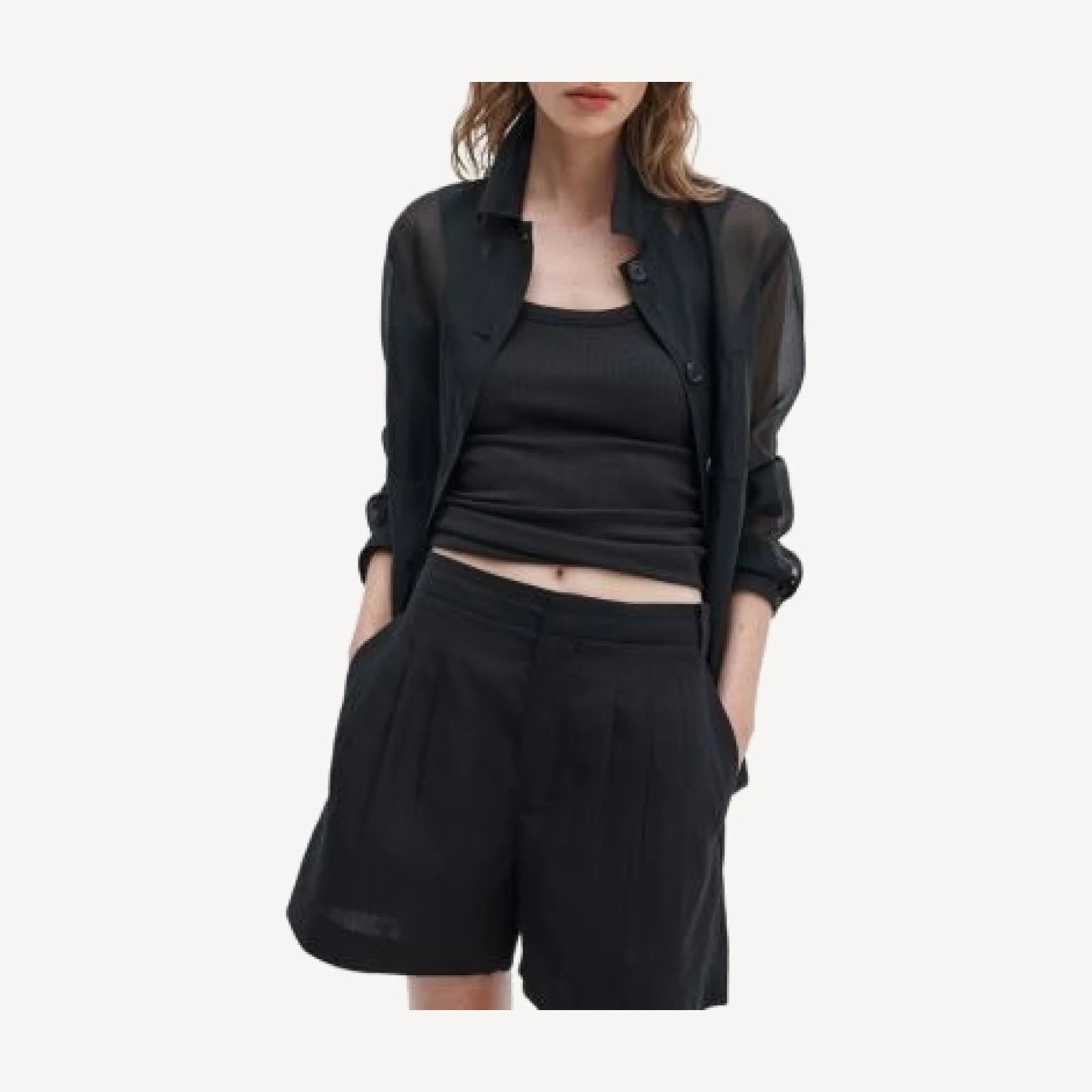 rag & bone Chappell Linen Shorts