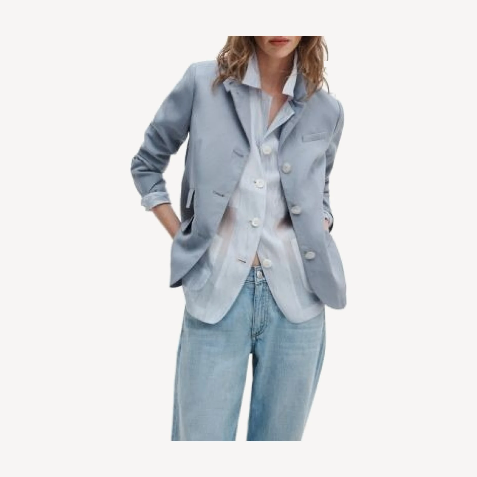 rag & bone Slade Linen Blazer