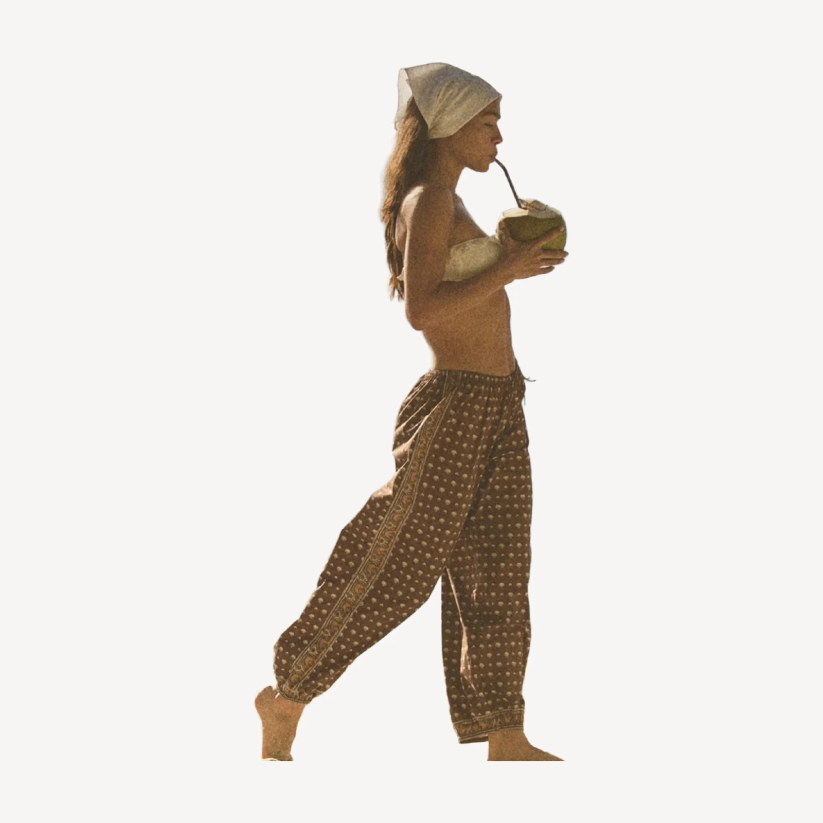 YARROW PANT -- TERRE FOULARD DE LA MER