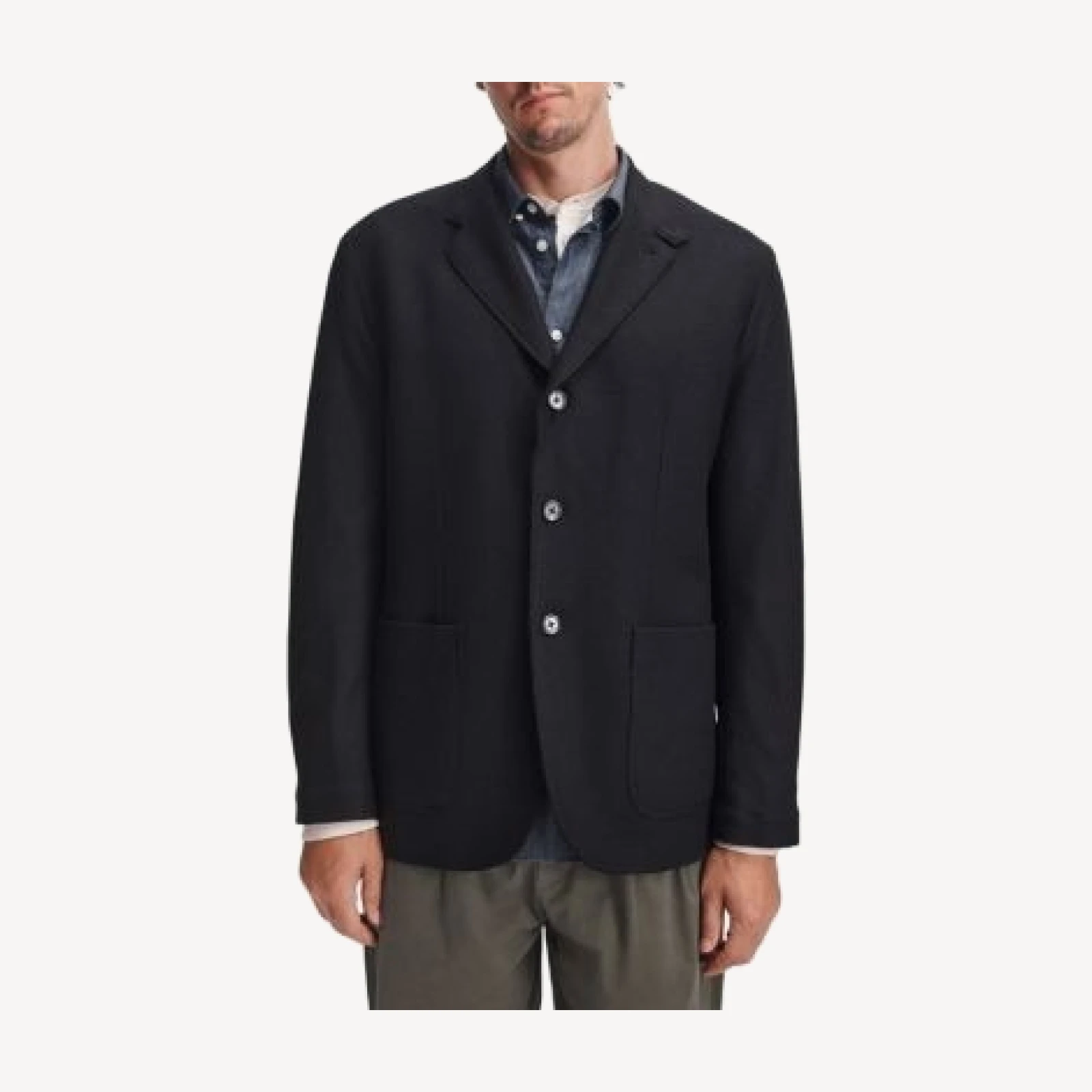 rag & bone Becker Wool Blend Knit Sport Coat